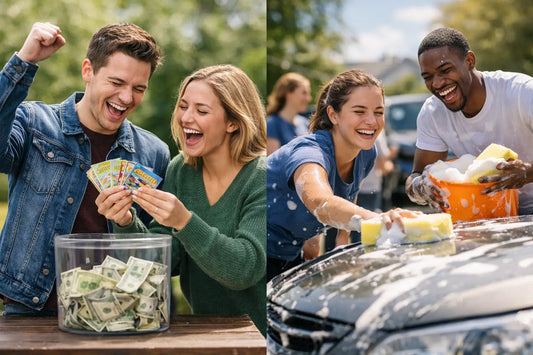 Scratch Cards Versus Car Washes: Which Raises More?