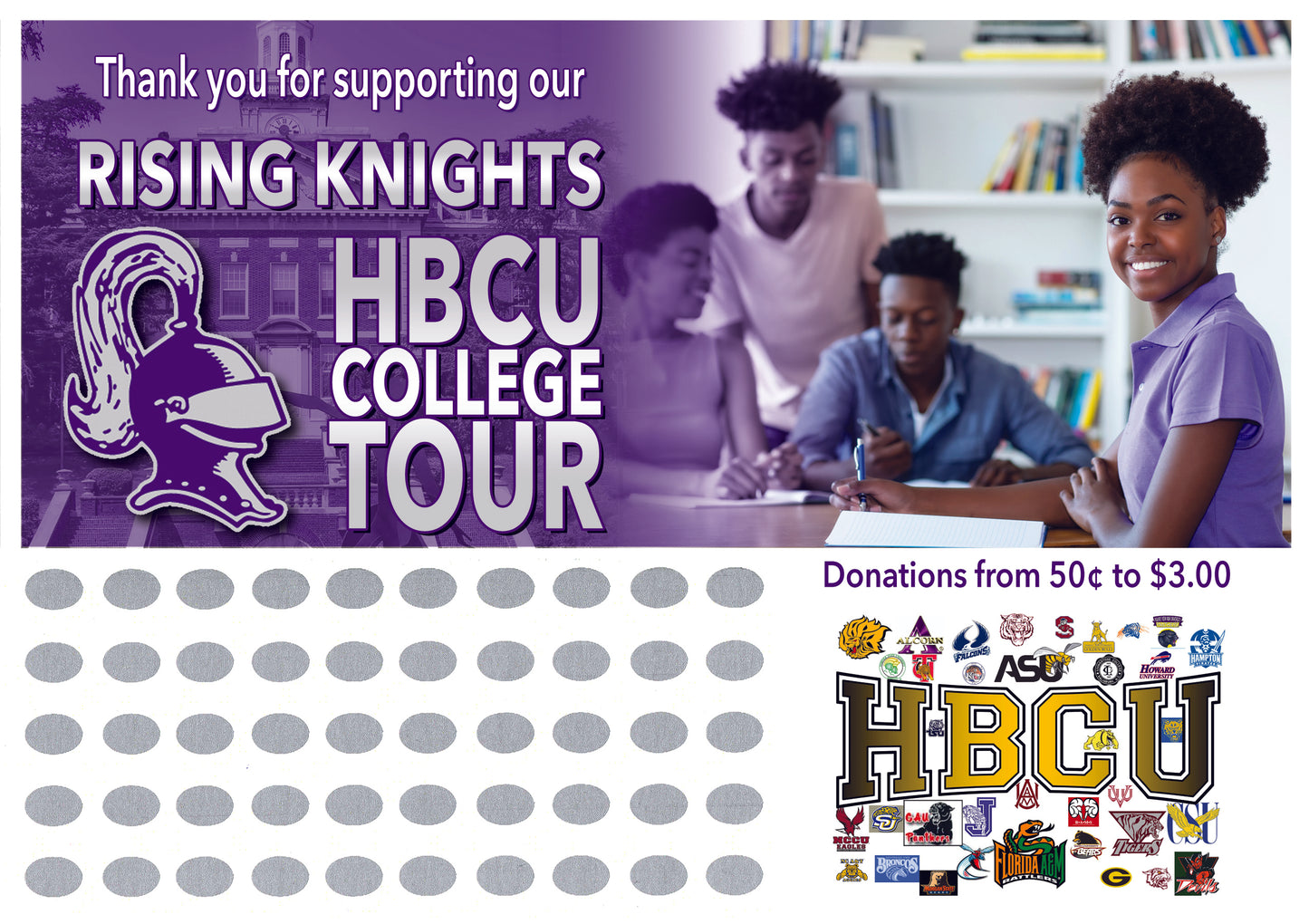 Custom Fundraising Scratch Off Cards